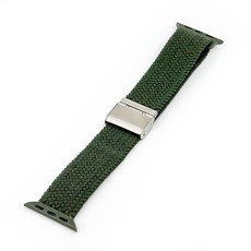 힐링쉴드 애플워치 버클 브레이드 솔로루프 스트랩 BB 시리즈 42 / 44 / 45 / 49mm BB-09, 그린
