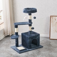 Chilsy貓咪柔軟招牌貓咪屋, 1個, 海軍藍