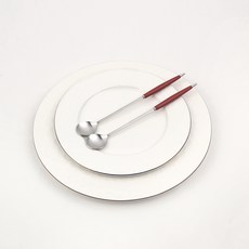 보겐 몽블랑 큐티 커트러리 롱스푼, 레드, 2개