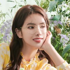 멜라크메 동글이 타원형 메탈 울템 다리 안경테