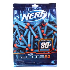 NERF 樂活打擊 Elite 2.0 80枚彈鏢補充包, 1包