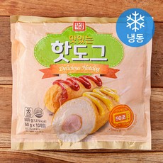 한성기업 맛있는 핫도그 (냉동), 50g, 1개, 10개입 50g, 1개, 10개입