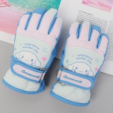 Sanrio 女孩閃爍緊身冬季手套雙手穿戴