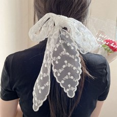 Affecto 女士時尚蕾絲雪紡圍巾