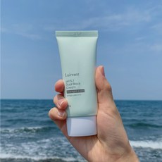 루런트 듀얼 블럭 순한 무기자차 선크림 SPF50+ PA++++ 2p + 셀프 케어 코튼 패드, 50g, 1세트