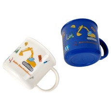 스케이터 전자레인지 항균 미니 머그컵 200ml 2종 세트 KE4AAGW, 워킹카, 1개 워킹카, 1세트