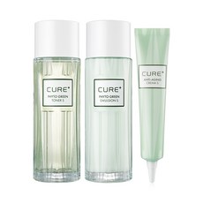 김정문알로에 라센스 로에 큐어 피토 그린 토너 에스 130ml + 에멀전 에스 130ml + 안티에이징 크림 에스 30g 세트, 1세트