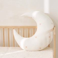 롤베이비 아기 누빔 달 쿠션, 데이지