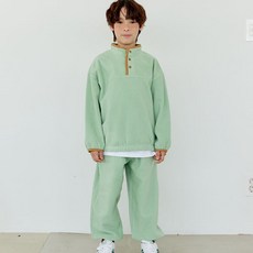 바브키즈 아동용 파스텔 후리스 상하복 세트