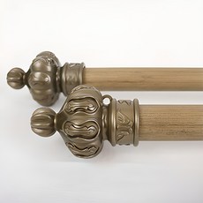 克拉曼斯 仿古窗簾桿 25mm, 青銅