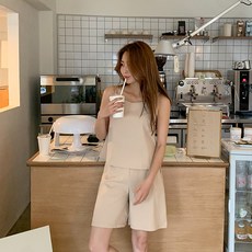 민소매반바지세트