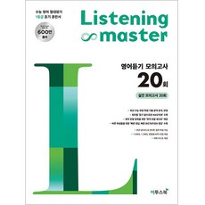 Listening Master 리스닝 마스터 영어듣기 모의고사 20회 (2024년), 이투스북, 영어영역