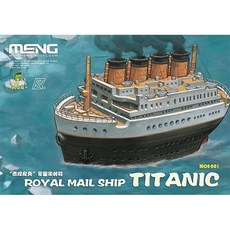 MENG 模型皇家郵船泰坦尼克號卡通模型 OE001, 1個