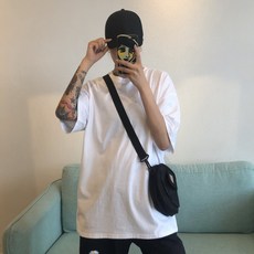 피어니스트 오버핏 무지 반팔티