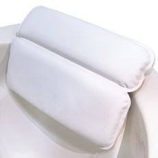 HANEE 吸盤板半身浴浴缸枕, Clova White, 1個