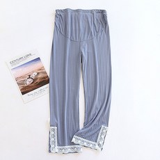 찰랑한 느낌 레이스 임산부 잠옷 바지