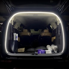 카템 네온 LED 면발광 트렁크 식빵등 12V 3.5m, 쿨화이트, 1개
