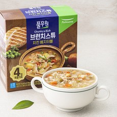 풀무원 브런치스튜 치킨 베지터블 (냉장), 180g, 4개입