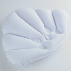 B2WIN浴室用品沐浴枕 33*27*6cm, 白色, 1個
