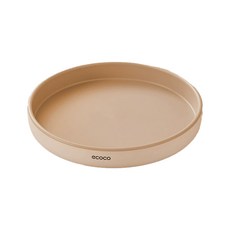 ecoco 意可可 旋轉收納盒 大尺寸(300 x 50 x 305mm) 奶油色 360度旋轉收納, 1個, 大(300 x 50 x 305mm)