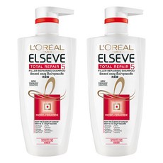 로레알파리 토탈 리페어 5 샴푸, 450ml, 2개