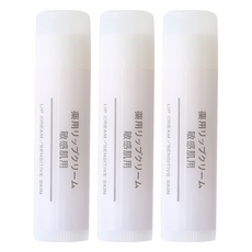 MUJI 無印良品 敏感肌護唇膏, 5.3g, 3條