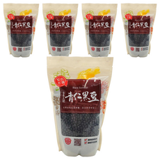 茂喜食品 台灣契作 台南三號青仁黑豆, 台灣在地友善耕種, 農藥殘留檢測合格, 600g, 5包