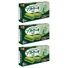Deli 好食 抹茶風味夾心蛋糕 6入, 108g, 3盒