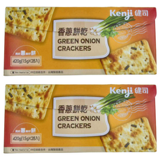 Kenji 健司 香蔥餅乾 28包, 15g, 2盒