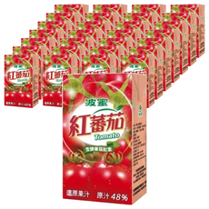 波蜜 紅蕃茄汁, 含健康茄紅素, 果汁48%, 250毫升, 250ml, 90入