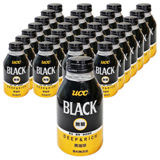 UCC BLACK 無糖黑咖啡飲料 275公克 x 24罐, 香料無添加, 274ml, 72瓶