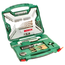 BOSCH 博世 X-line鍍鈦100件組, 適用於電鑽及展動電鑽, 100件鍍鈦鑽頭套裝, 1組