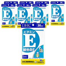 DHC 維他命E 30日份, 100%植物萃取, 增進肌膚與血球的健康, 30顆, 10.2g, 8包