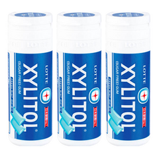 XYLITOL 木糖醇無糖口香糖, 清新薄荷口味，含高濃度木醣醇, 26.1g, 3罐