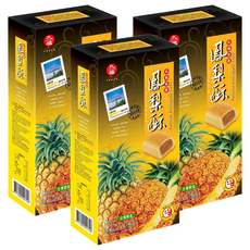 九福 台灣名產鳳梨酥，嚴選關廟鳳梨，獨立包裝，送禮自用兩相宜, 200g, 3盒