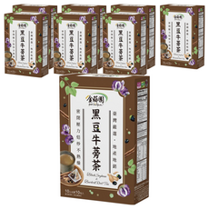 薌園 黑豆牛蒡茶, 青仁黑豆, 黃金比例調配, 不含咖啡因, 10g, 10包, 8盒