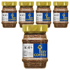 KEY COFFEE 即溶咖啡粉 深煎 80g, 5罐