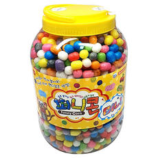 Donerland 魔法迷您玉米黏土遊戲桶(小球)，韓國製，天然玉米澱粉和食用色素，安全無毒, 1桶