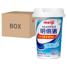 明治 明倍適 美味均衡營養補給 優格口味 125ml*24個, 含蛋白質膳食纖維