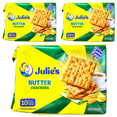 Julie's 茱蒂絲 奶油蘇打餅，全麥配方，馬來西亞原裝進口, 250g, 3包