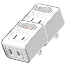iPlus 保護傘 1切2座 2P 小壁插, PU-0122A, 2個