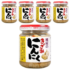 桃屋 大蒜末醬, 保留食材原有風味, 提升料理層次, 菜籽油, 無添加香料, 125g, 5罐