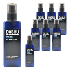DASHU 男士海洋深層水多效合一乳液, 7種草本萃取物, 改善出油, 清爽的凝膠質地, 153ml, 8瓶