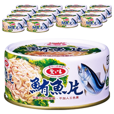 愛之味 鮪魚片, 185g, 15罐