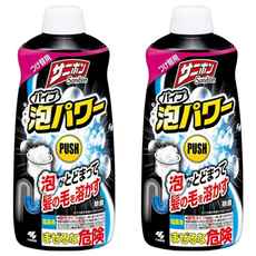 小林製藥 泡沫水管清潔疏通劑 補充瓶400ml, 400ml, 2瓶