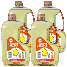 台糖 大豆沙拉油, 2公升, 100%純大豆釀造, 適合煎煮炒及製作沙拉, 2L, 4瓶