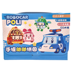 ROBOCAR POLI 波力 救援小英雄 波力幼幼手提拼圖8 3歲以上, 36片, PUZ1376J, 1個