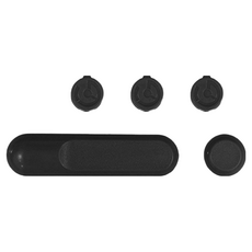 磁吸理線器 3入, 黑色, 底座*2+圈扣*3, 3組