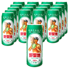 好聖地 100%純天然椰子水, 泰國原產進口, 520ml, 18罐