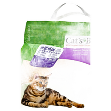 Cat's Best 特級無塵凝結木屑砂 紫標, 獨家粗顆粒技術 100%天然德國杉木, 5kg, 2包